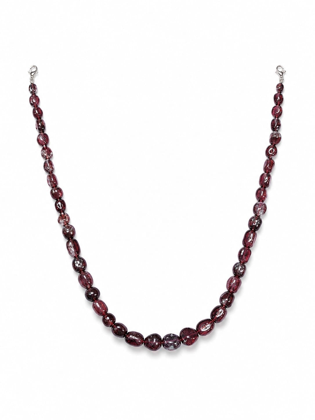 The Crimson Velvet Polished Strand Necklace