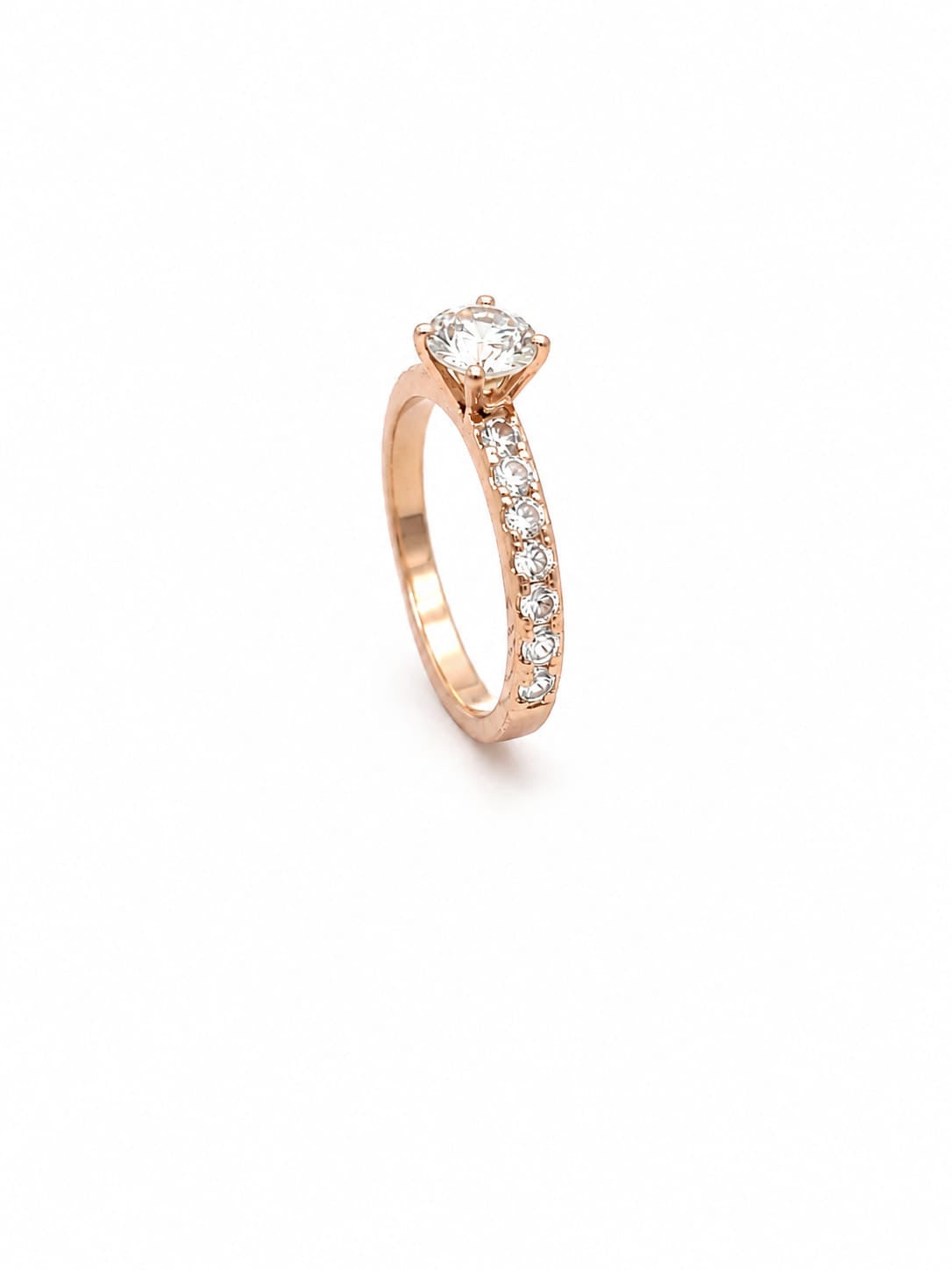 Eternal Gold Solitaire Diamond Ring