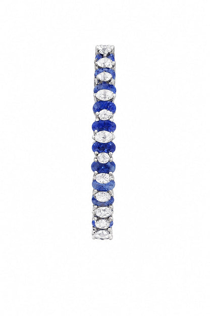 The Royal Sapphire & Marquise Tennis Bracelet