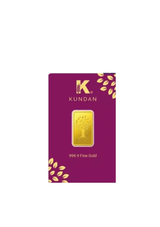 5 GM KUNDAN KALAPATRU TREE GOLD COIN