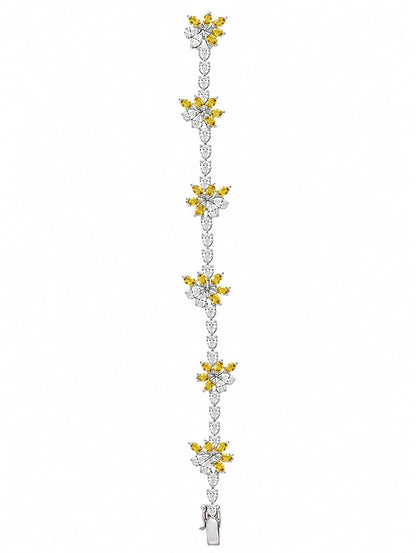 The Marquise Flora Station Bracelet