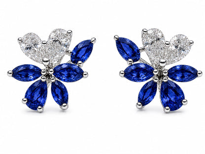 The Grand Flora Asymmetric Blossom Studs