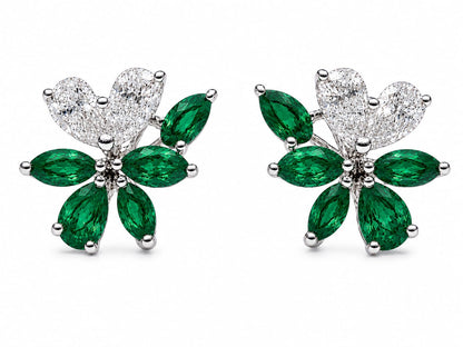The Grand Flora Asymmetric Blossom Studs