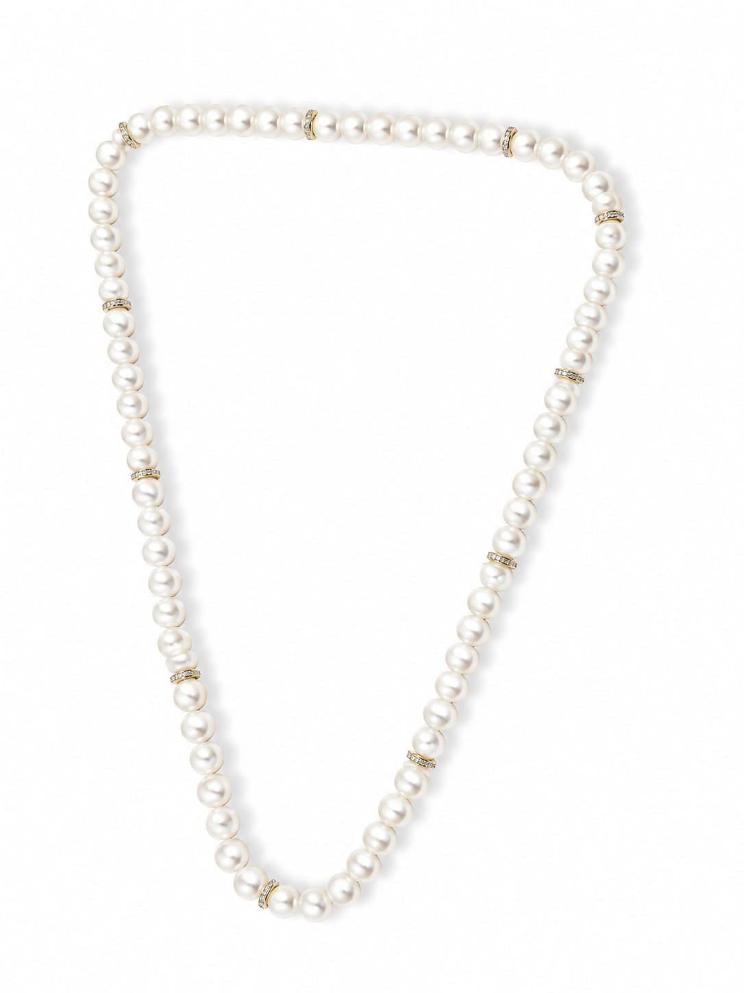 The Lumina Stellar-Rhythm Classic Pearl Necklace