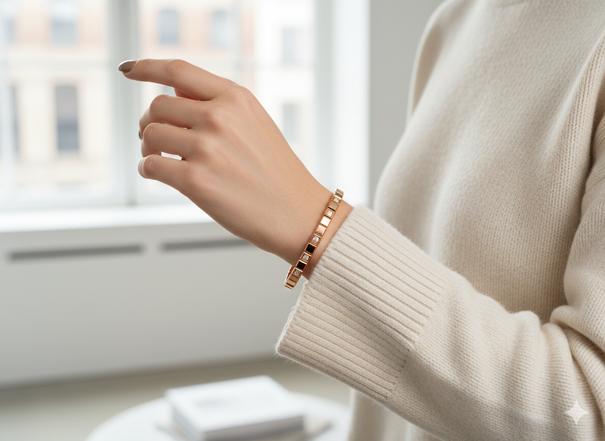 Geometric-Block-Diamond-Bangle-Kada
