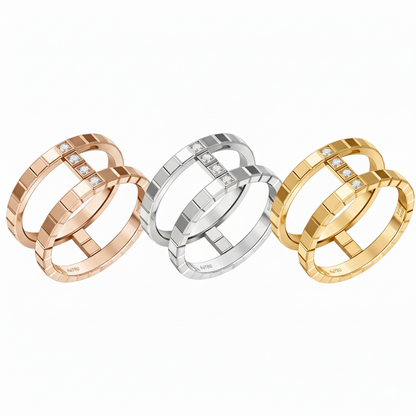 Geometric-Stacked-Diamond-Ring