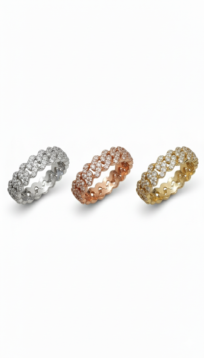 14k Cubain Pave Ring