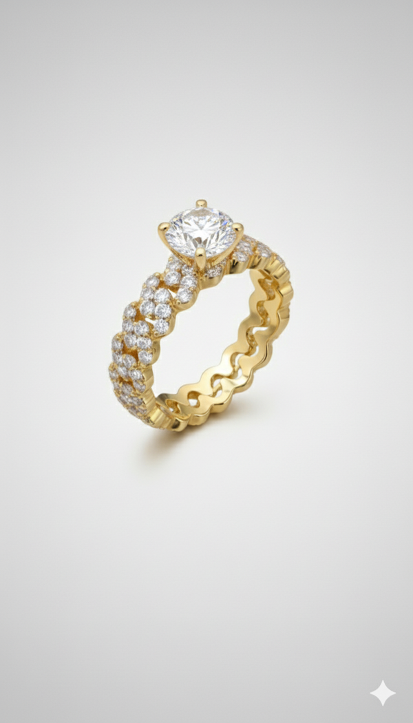 LINEA CUBAIN SOLITAIRE RING
