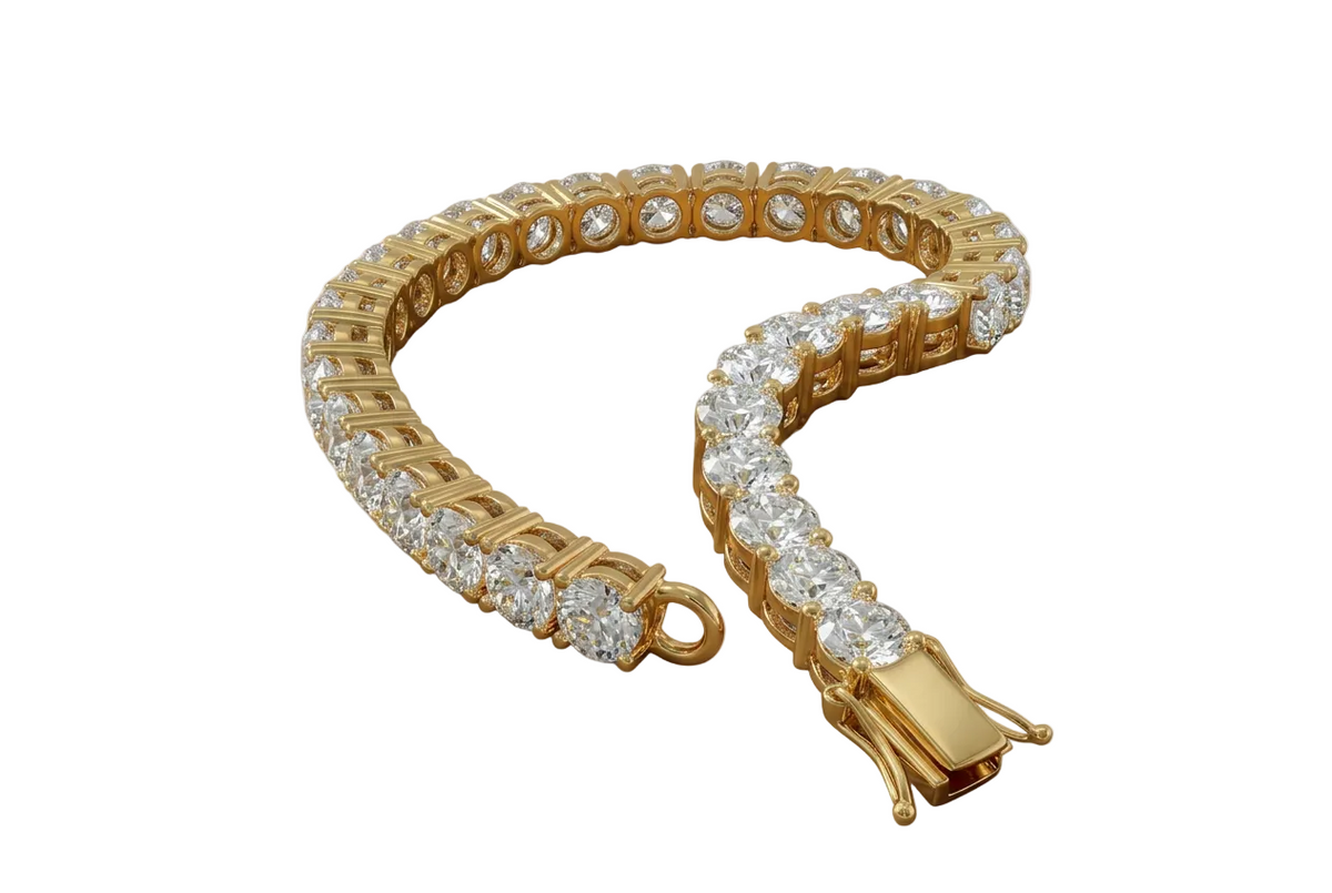 Shared Prong Oval Tennis Bracelet