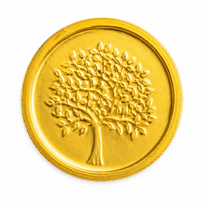 MKOJ Punjab Jewellers initiative 24K Pure Gold Coin (0.100g)