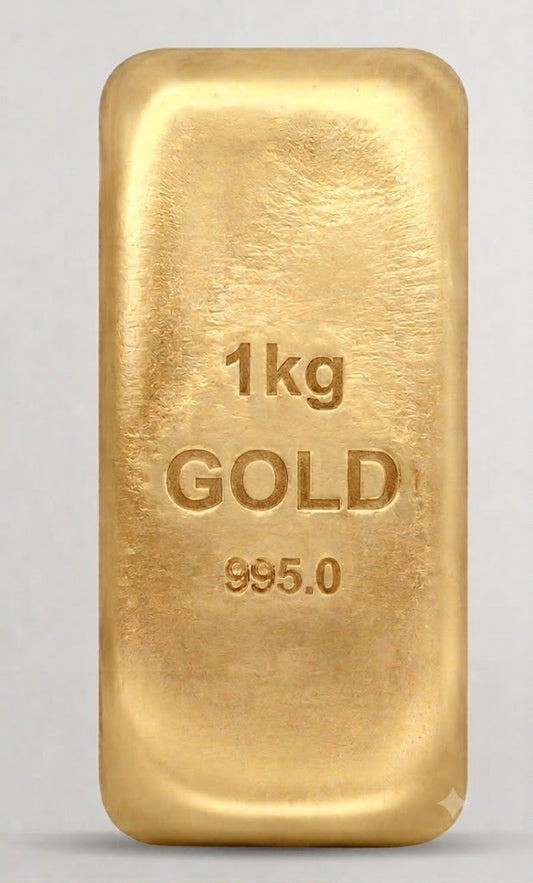 1 KG CASTED GOLD BAR