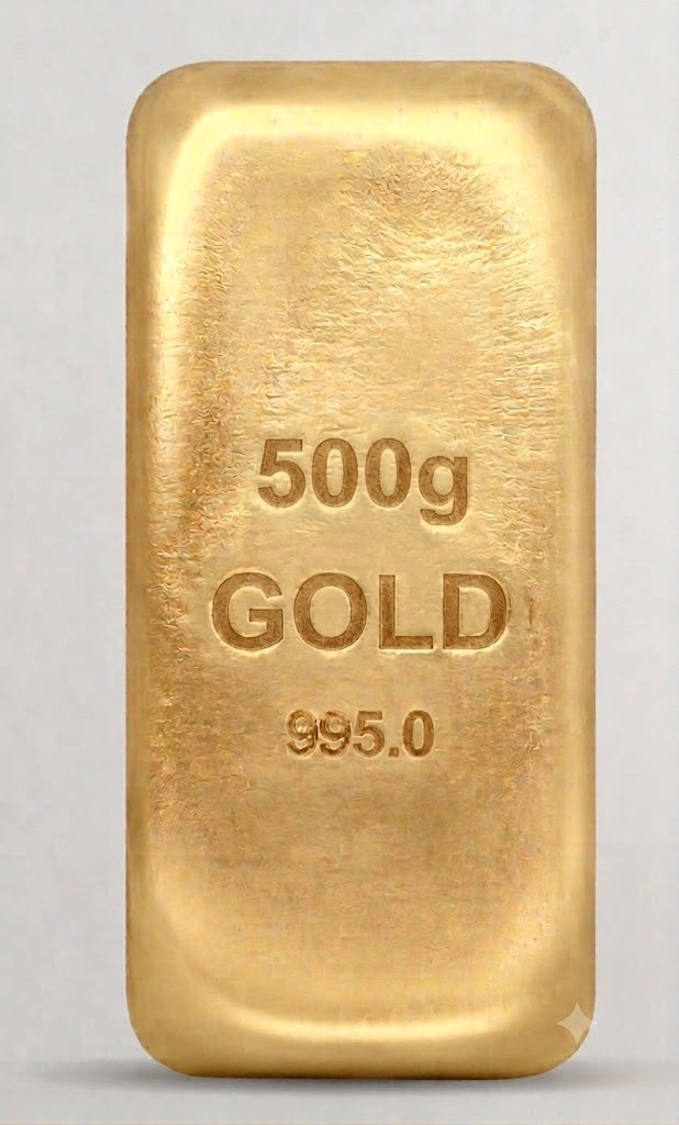 500 GM CASTED GOLD BAR