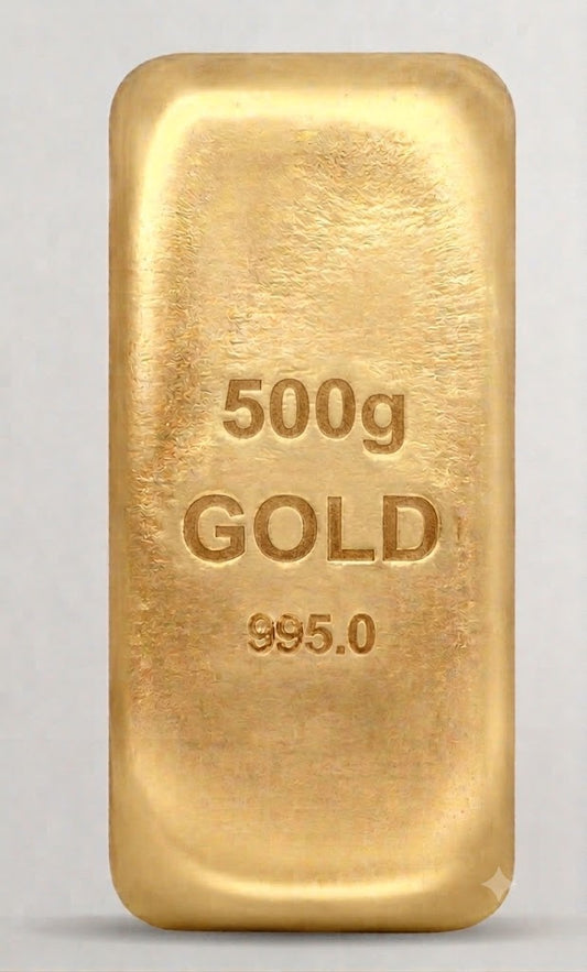 500 GM CASTED GOLD BAR