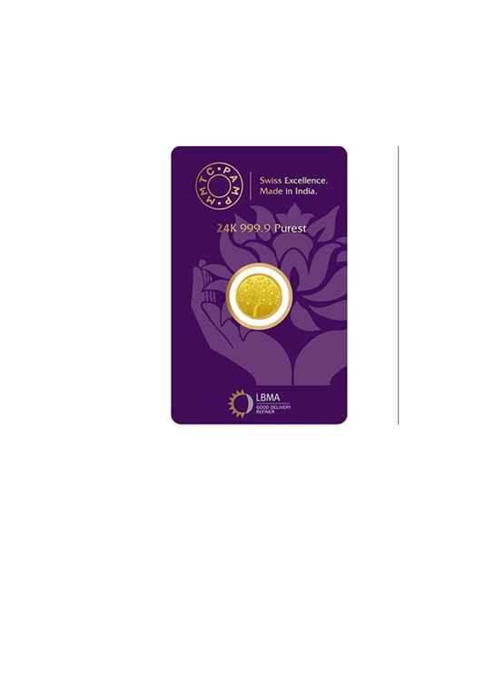 0.500GM MMTC BANYAN TREE GOLD COIN