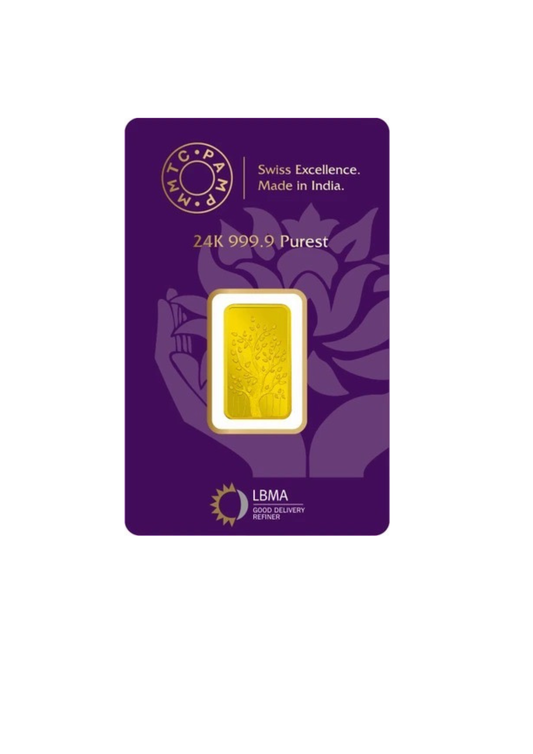 10 GM MMTC BANYAN TREE GOLD COIN