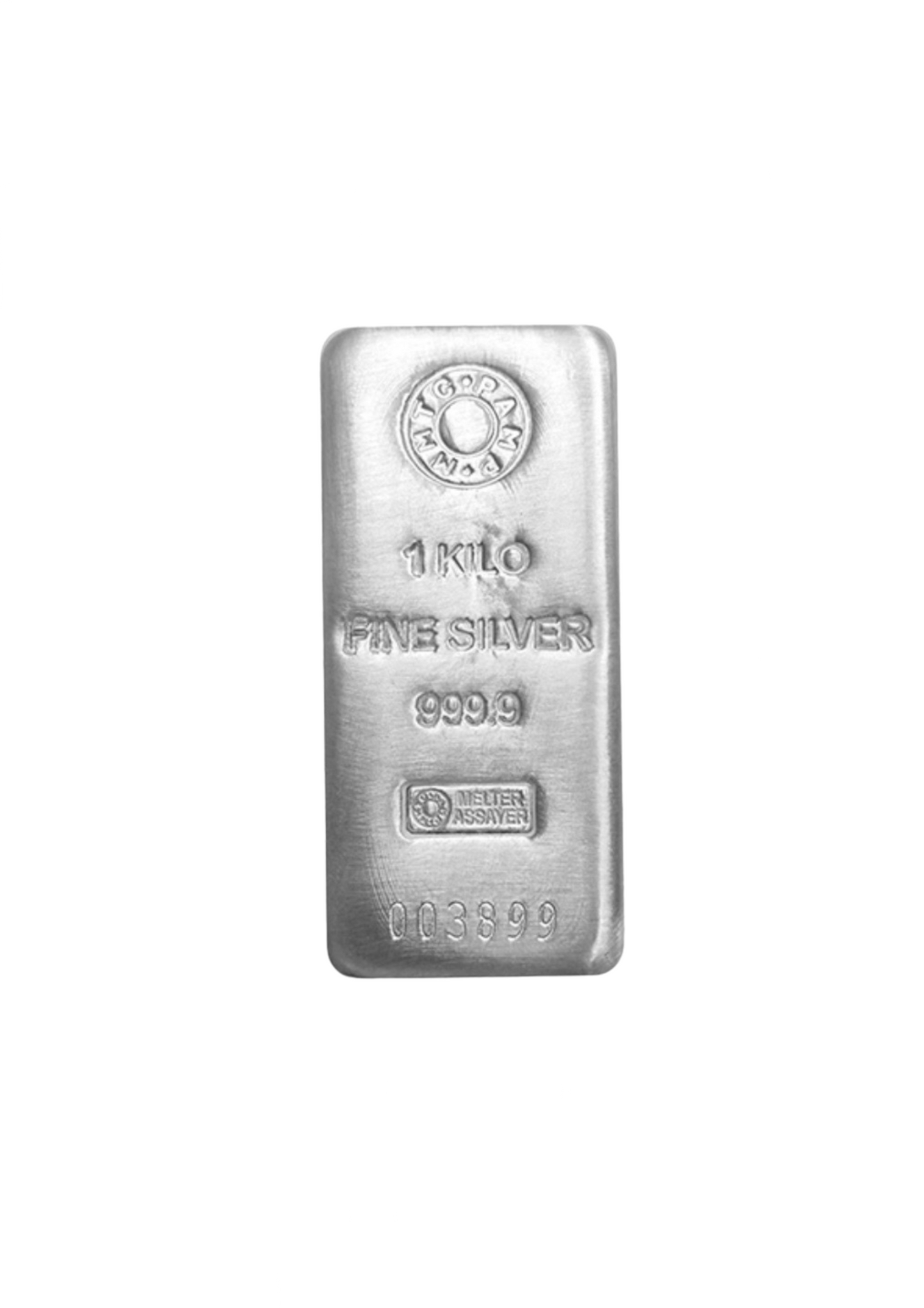 1Kg SILVER CASTED BAR