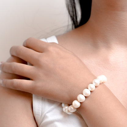 The Lumina Pearl Statement Bracelet