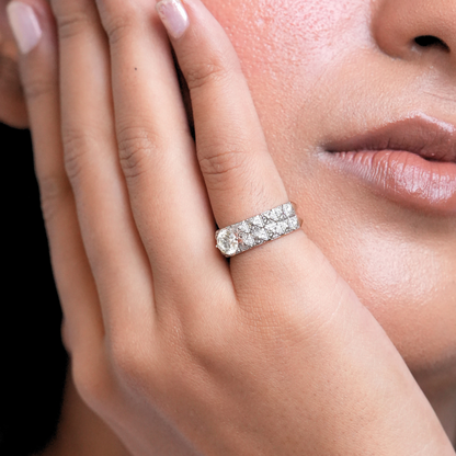 Pyramid-Stud-Diamond-Engagement-Ring
