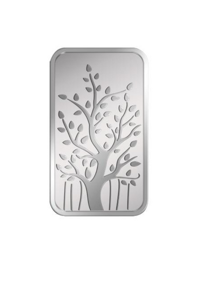 50gm MMTC BANYAN TREE SILVER COIN