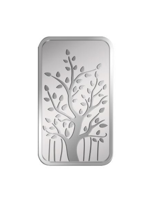 100gm MMTC BANYAN TREE SILVER COIN
