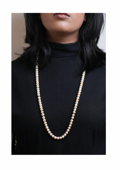 The Lumina Champagne Opera Strand Necklace