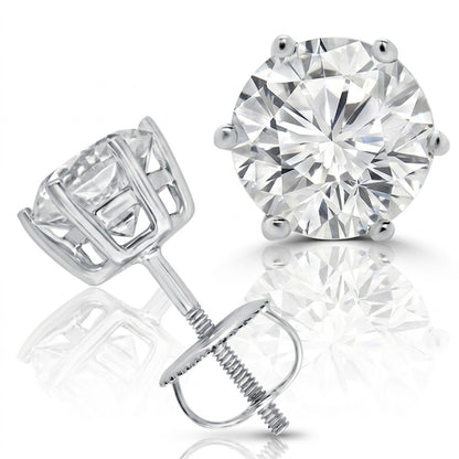 Solitaire stud 1(0.7ct)