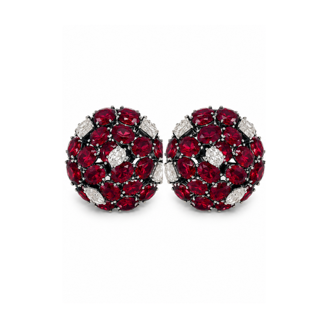 The Sapphire & Diamond Dome Studs