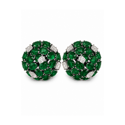 The Sapphire & Diamond Dome Studs