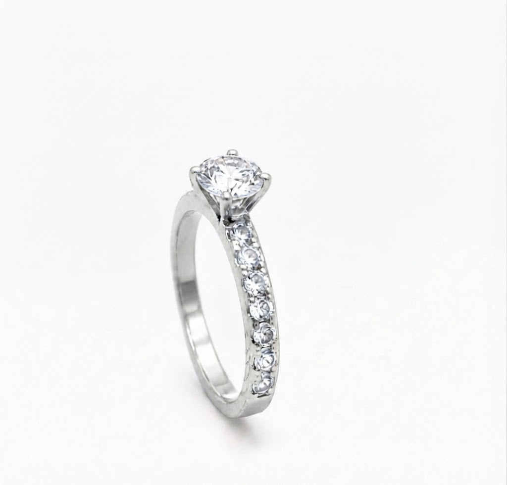 Eternal Gold Solitaire Diamond Ring