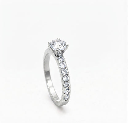 Eternal Gold Solitaire Diamond Ring