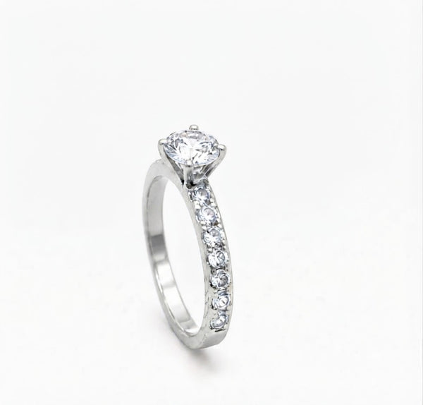 Eternal Gold Solitaire Diamond Ring