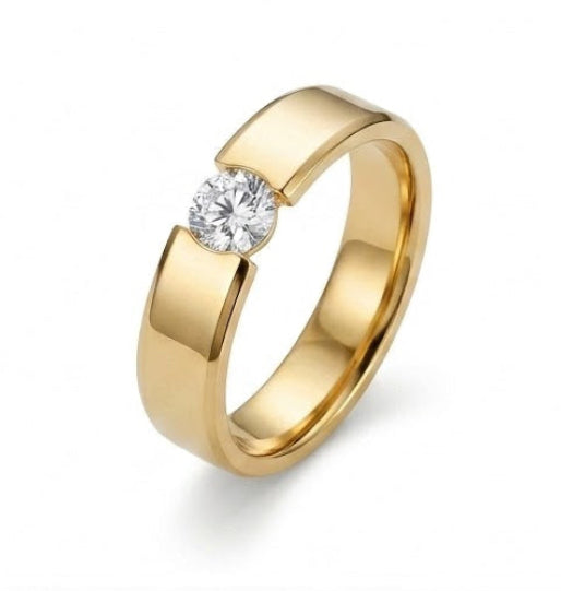 Matte Finish Diamond Split Wedding Band in Platinum
