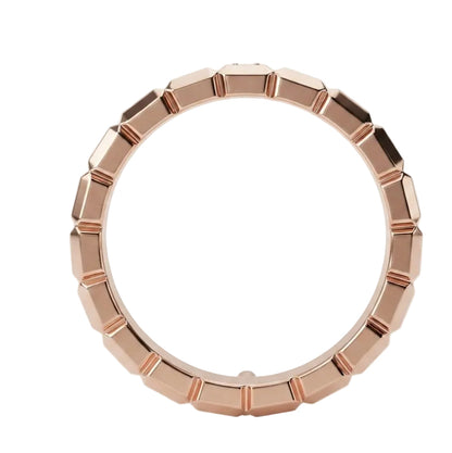 14k Geometric-Diamond-Accent-Band