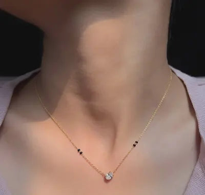 Single Solitaire Diamond Mangalsutra