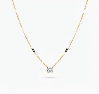 Single Solitaire Diamond Mangalsutra