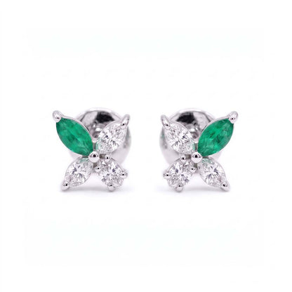 The Marquise Cross Blossom Studs