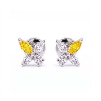 The Marquise Cross Blossom Studs