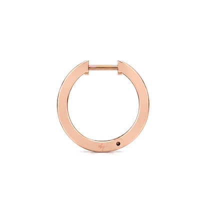 Eternal  Channel Diamond Huggies Hoop Earring