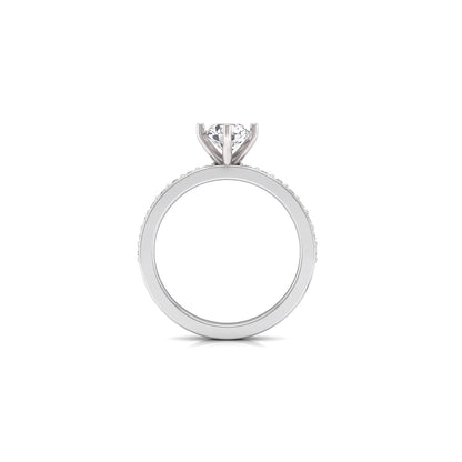 Eternal Gold Solitaire Diamond Ring
