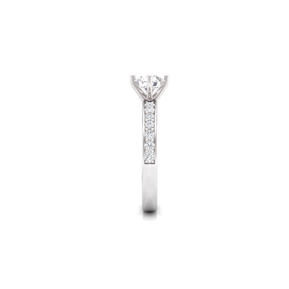 Eternal Gold Solitaire Diamond Ring