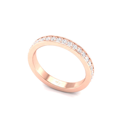Eternal Glow Diamond Eternity Channel Prong Band