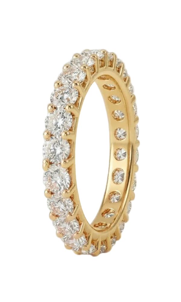 Eternal Glow Diamond shared prong Band