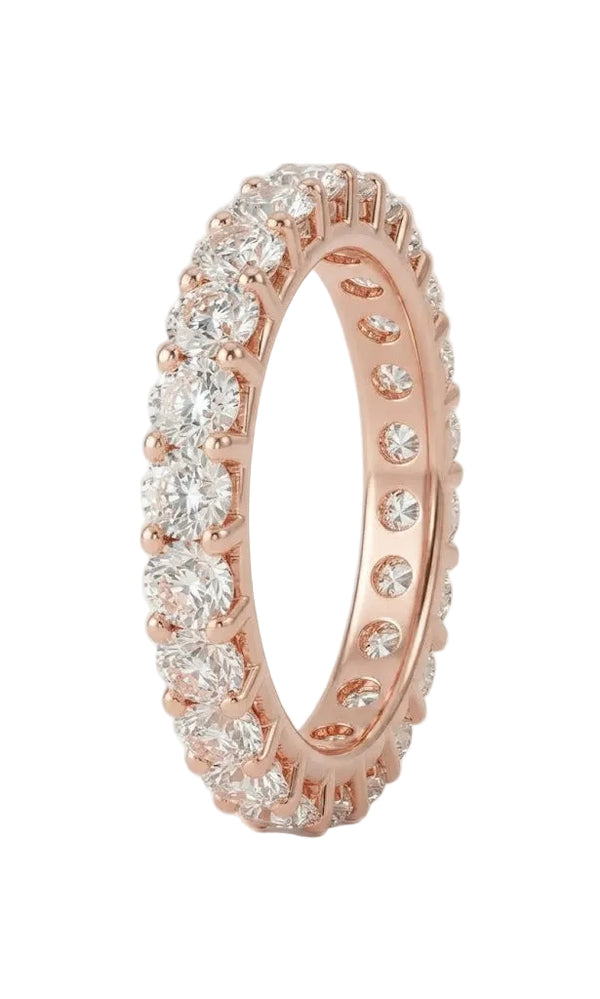 Eternal Glow Diamond shared prong Band