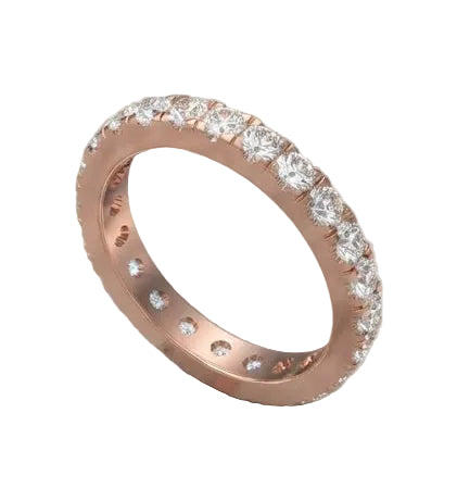 Eternal Glow Diamond Fish tail eternity