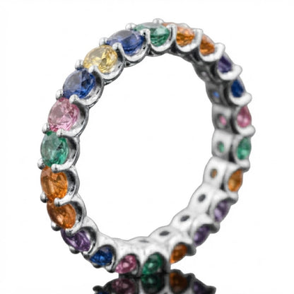Eternal Glow U Shared Prong Band Colour 4MM