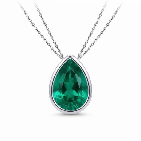 Essential Pear Solitaire Astrology Pendant