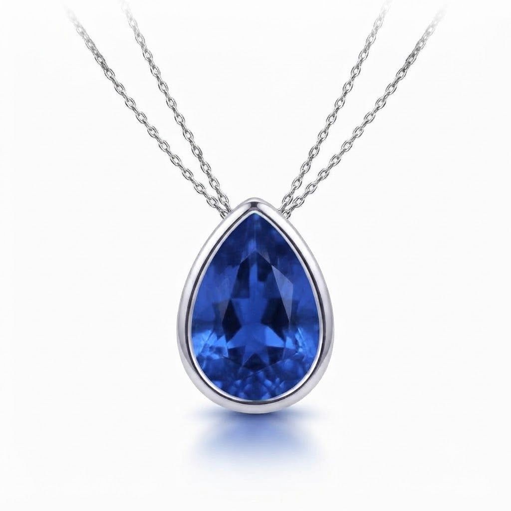 Essential Pear Solitaire Astrology Pendant