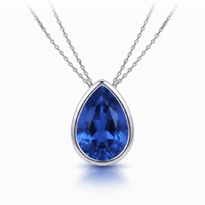 Essential Pear Solitaire Astrology Pendant