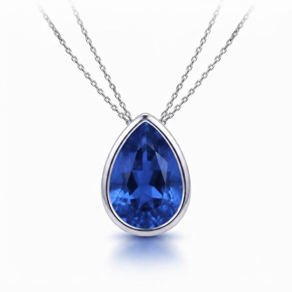Essential Pear Solitaire Astrology Pendant