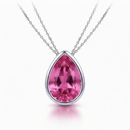 Essential Pear Solitaire Astrology Pendant